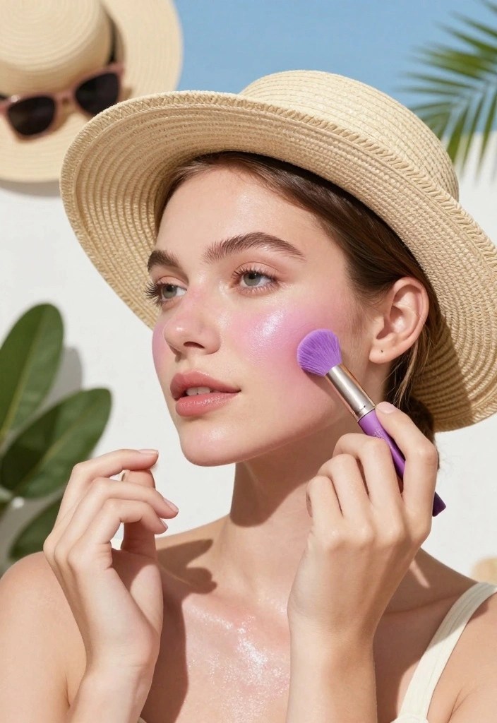 10 Stunning Purple Blush Looks You Need to Try Right Now (Get Ready to Turn Heads!) - 3. Sun-Kissed Lavender 1