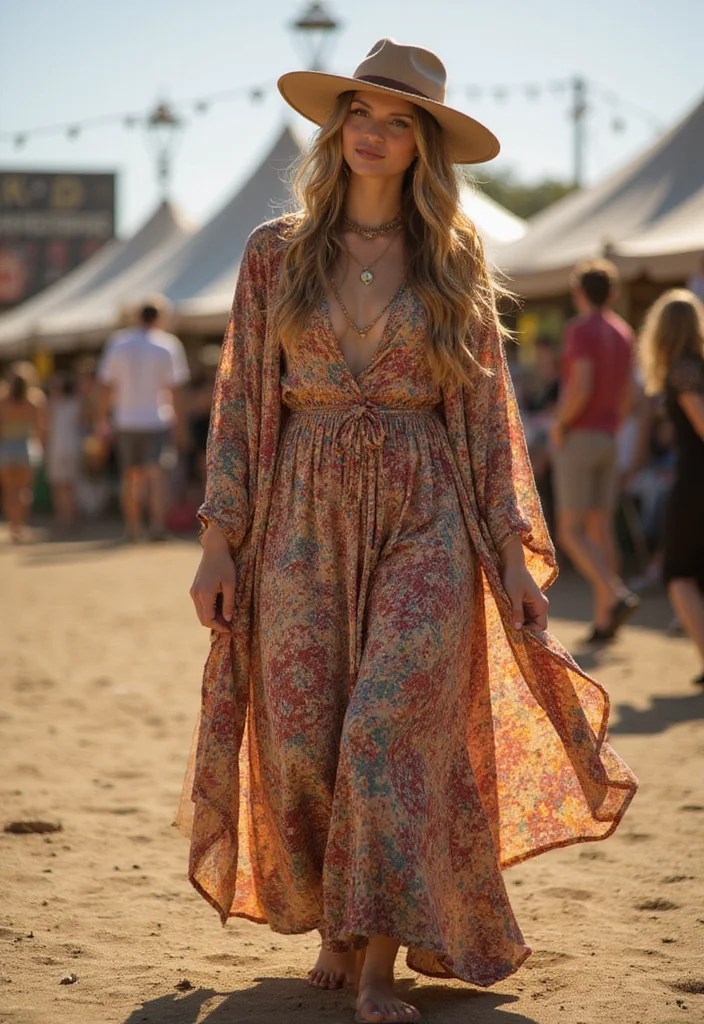 12 Must-Have Leggings Outfits for Women in 2026 (You Won't Believe #5!) - 10. Bohemian Flair