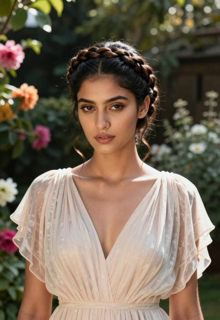 10 Chic Wedding Guest Hairstyles That’ll Steal the Show (You Won't Believe #5!) - 3. Braided Crown 1