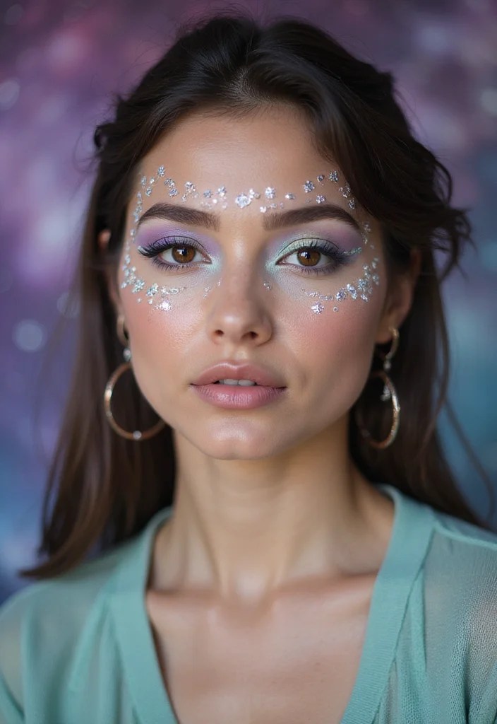 10 Out-of-This-World Alien Makeup Looks You Have to Try (Number 5 Will Shock You!) - 3. Cosmic Creature 1