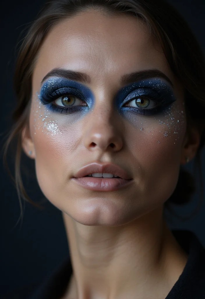 10 Out-of-This-World Alien Makeup Looks You Have to Try (Number 5 Will Shock You!) - 6. Starry Night Eyes 1