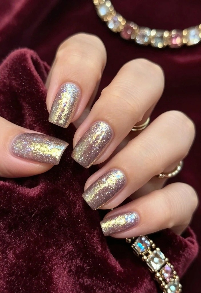 10 Valentine Day Nails with a Twist That'll Make Your Heart Skip a Beat! - 5. Metallic Glam 1