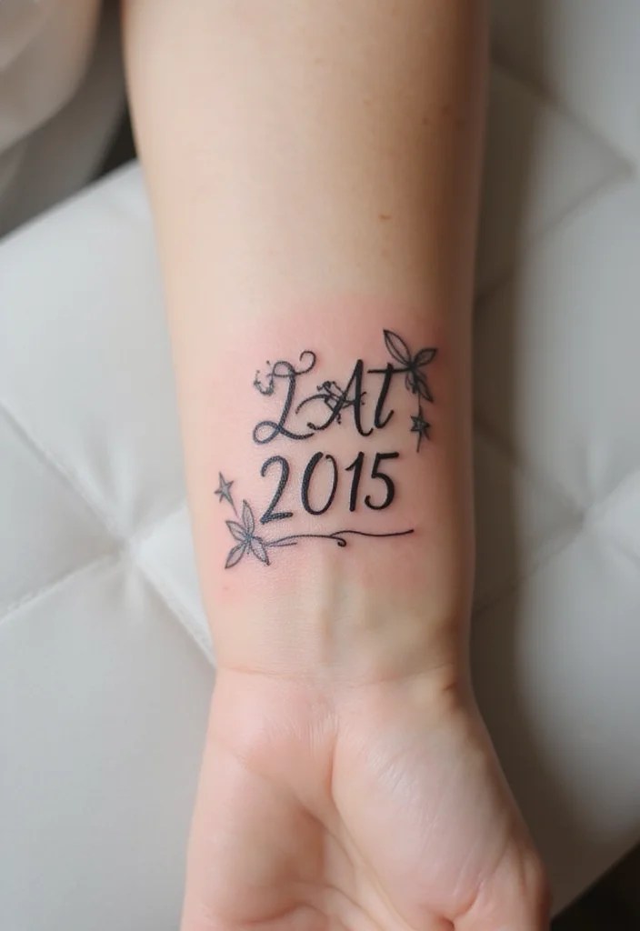 13 Unique Tattoos That Speak to Your Heart Without a Single Word! - 10. The Meaningful Date 1