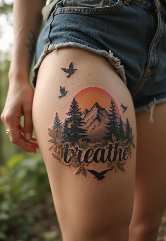 10 Breathe Tattoos That Will Make You Take a Deep Breath and Smile! - 2. Nature’s Breath 1
