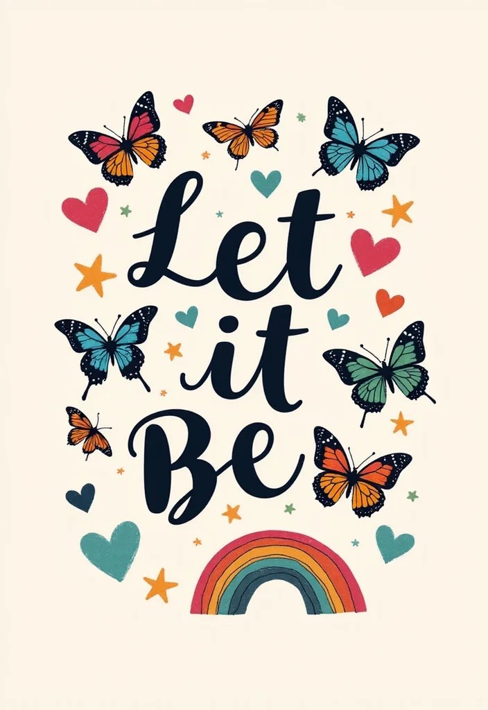 15 Let It Be Tattoos with Deep Meanings You Need to See! - 12. Whimsical Elements 1