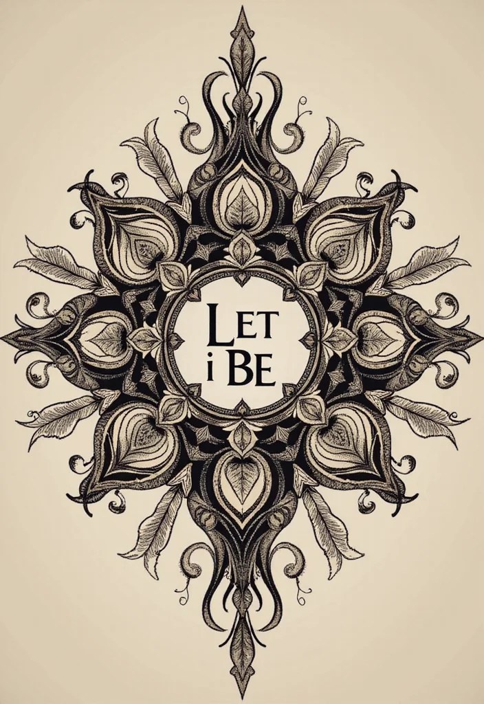 15 Let It Be Tattoos with Deep Meanings You Need to See! - 13. Cultural Inspirations 1