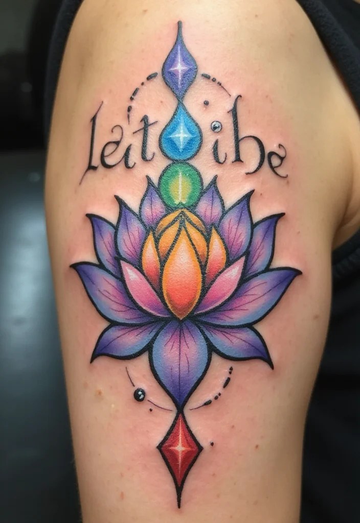 15 Let It Be Tattoos with Deep Meanings You Need to See! - 14. Spiritual Connections 1