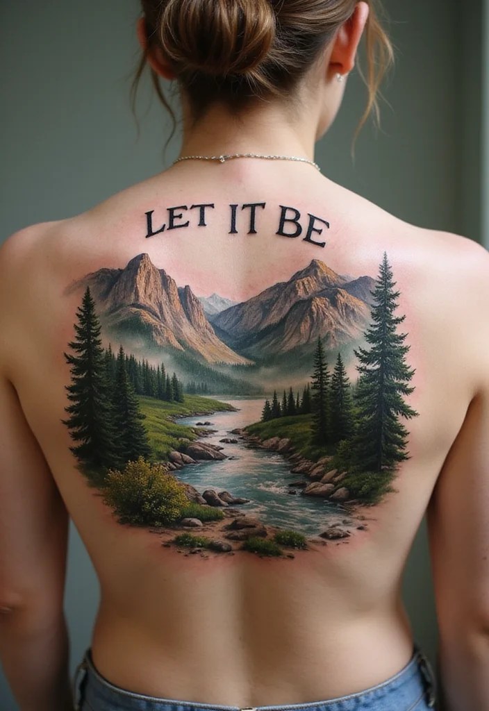 15 Let It Be Tattoos with Deep Meanings You Need to See! - 5. Nature-Inspired Designs 1