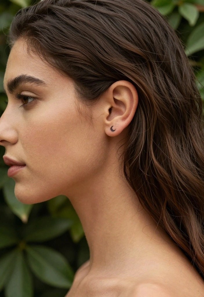 Invisible Tattoo Ideas Every Woman Saves (Minimal & Meaningful) - 4. Tiny Celestial Bodies 1