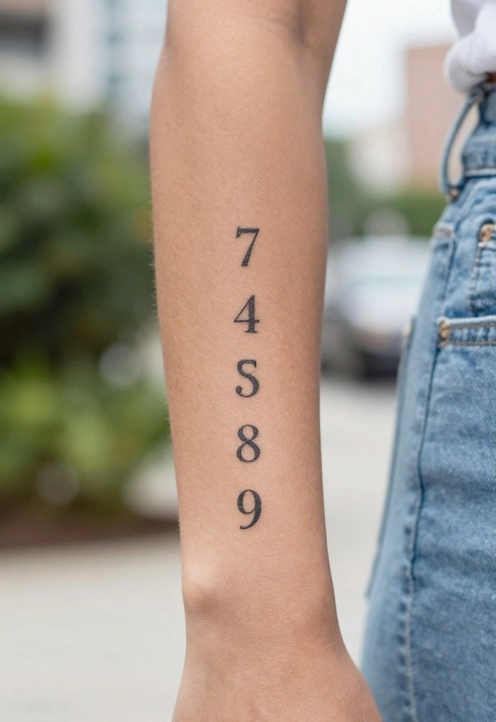 Invisible Tattoo Ideas Every Woman Saves (Minimal & Meaningful) - 7. Meaningful Coordinates 1