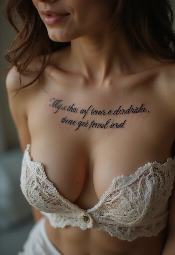 Invisible Tattoo Ideas Every Woman Saves (Minimal & Meaningful) - 9. Personal Mottos and Quotes 1