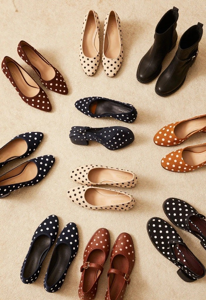 10 Polka Dot Outfits That Will Have You Turning Heads (Style Tip #3 Is a Must-See!) - 10. Polka Dot Footwear 1