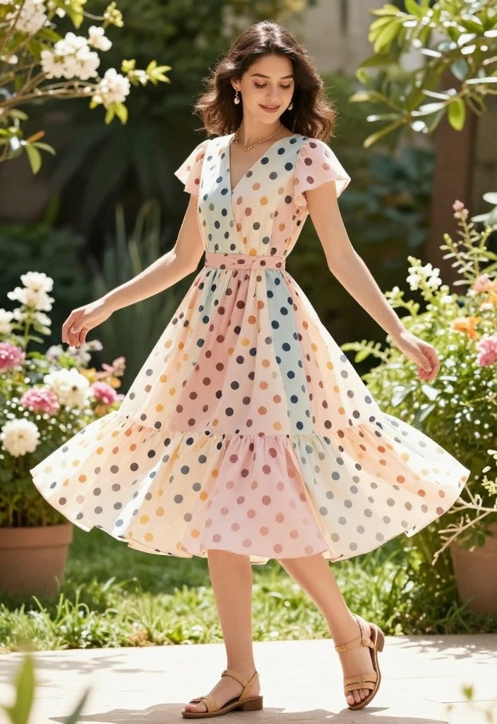 10 Polka Dot Outfits That Will Have You Turning Heads (Style Tip #3 Is a Must-See!) - 2. Flirty Polka Dot Dresses 1