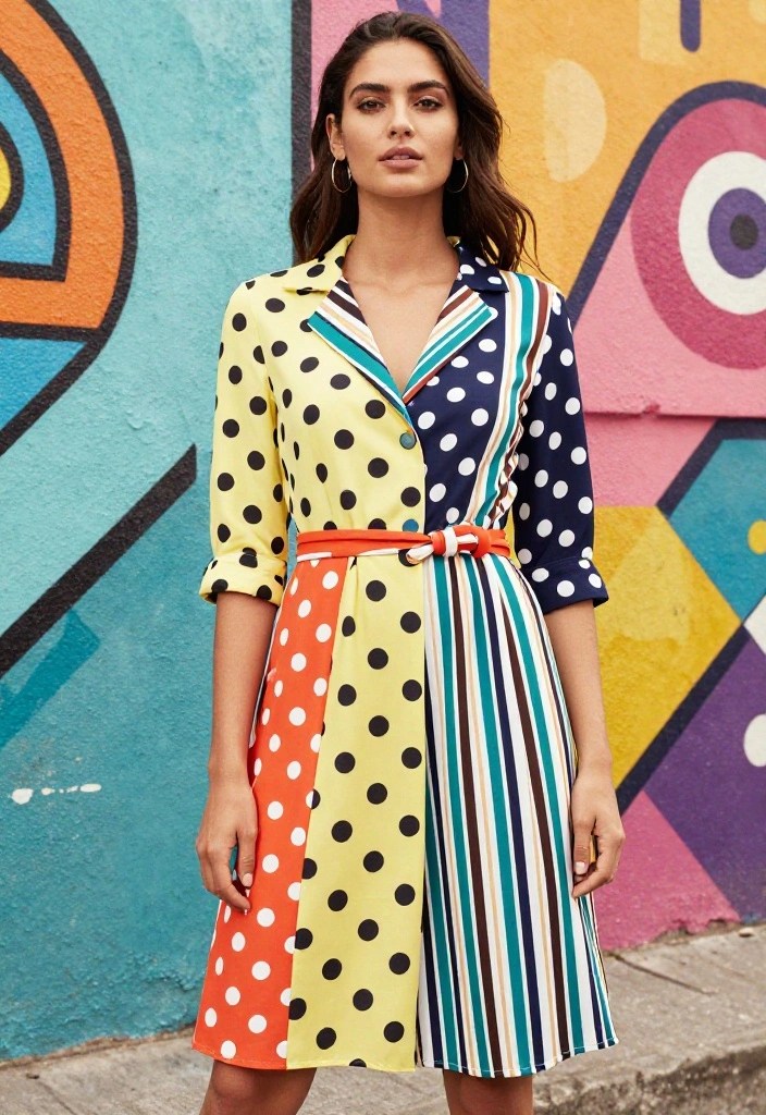 10 Polka Dot Outfits That Will Have You Turning Heads (Style Tip #3 Is a Must-See!) - 9. Mixing Patterns with Polka Dots 1