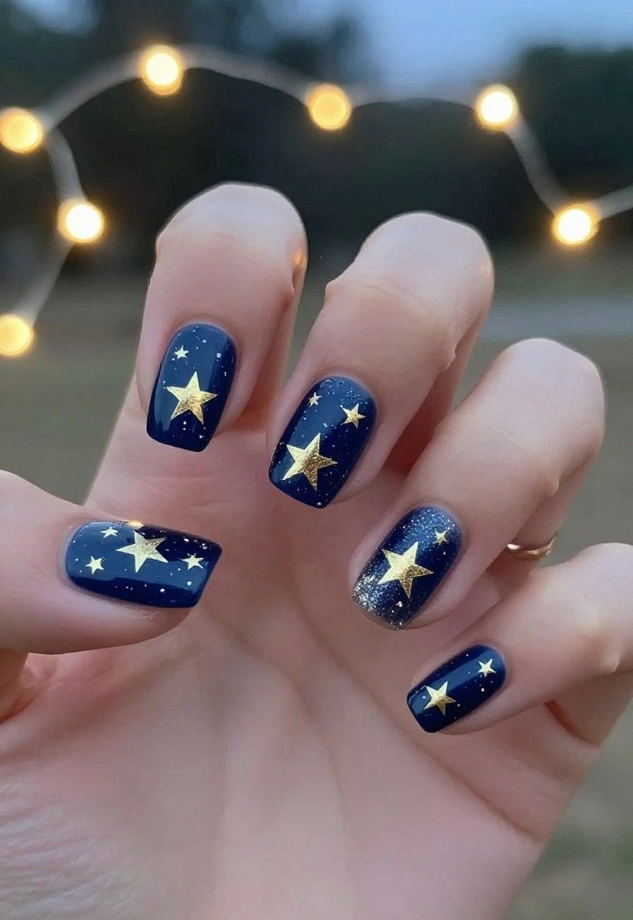 10 Whimsical Nail Designs That Will Make You Smile Every Time You Look at Your Hands! - 3. Starry Night 1