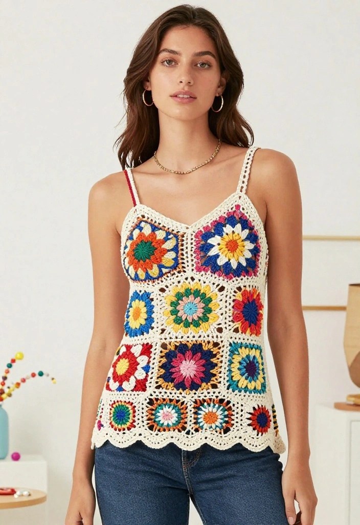 11 Bohemian Crochet Summer Tops Perfect for Your Next Festival! - 11. Customized Crochet Tops 1