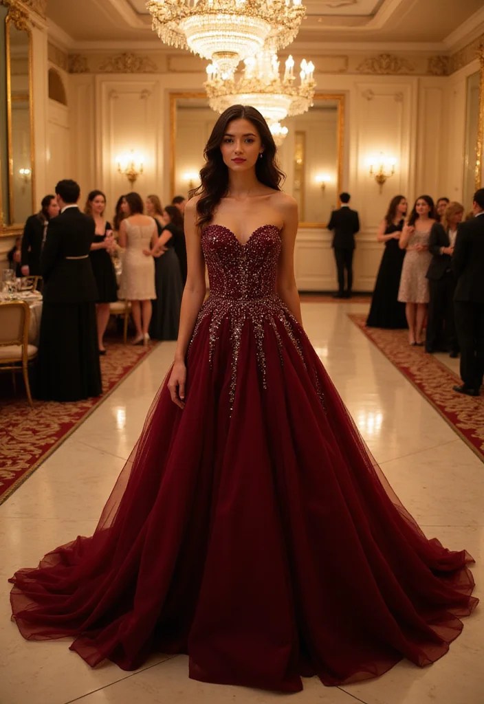 8 Stunning Evening Wear Styles That'll Leave Everyone in Awe! - 8. Glamorous Ball Gowns 1