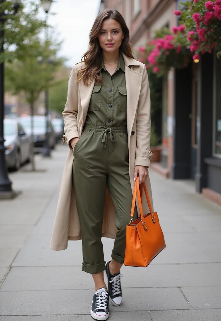 12 Cold Spring Outfit Ideas That Will Make You Ditch Your Winter Wardrobe! - 3. Trendy Utility Jumpsuit 1