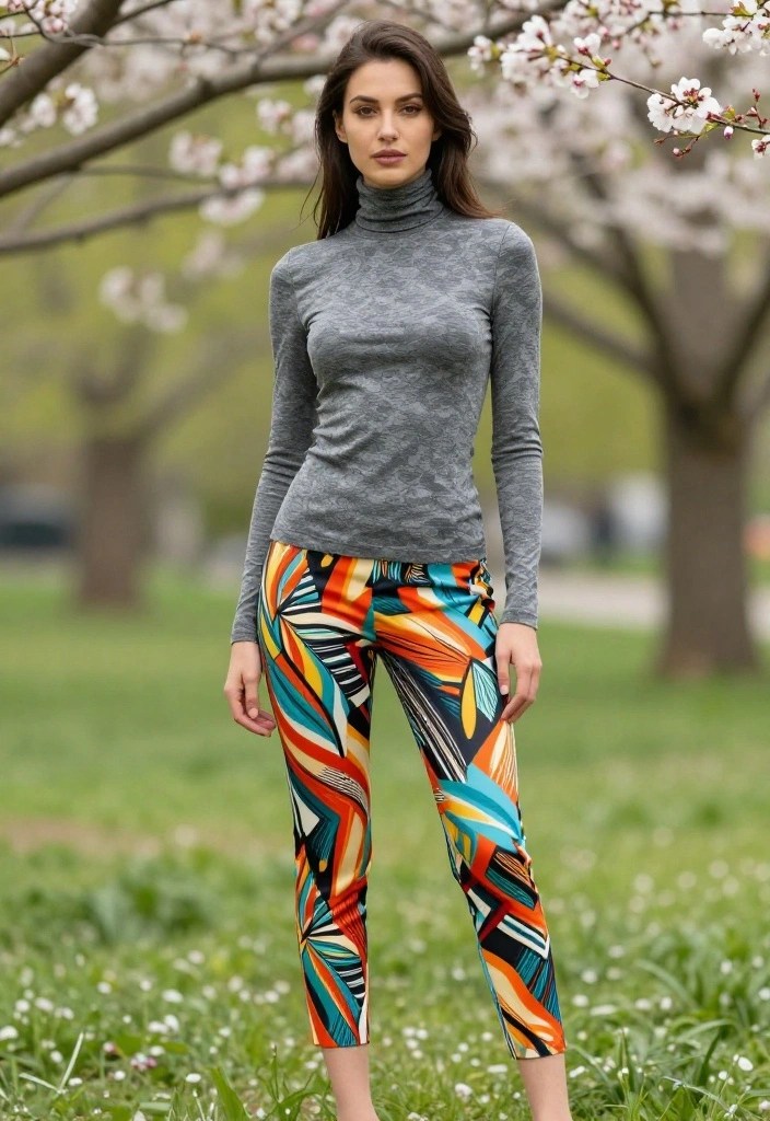 12 Cold Spring Outfit Ideas That Will Make You Ditch Your Winter Wardrobe! - 4. Lightweight Turtleneck with Culottes 1