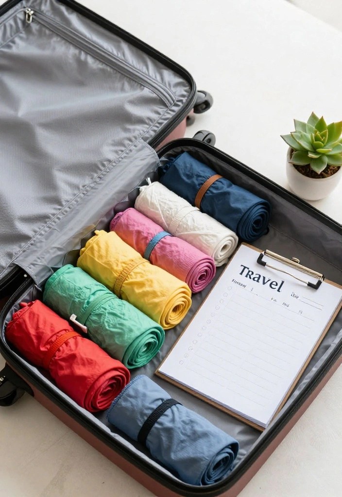 What to Pack for a 7-Day Europe Trip (Aesthetic Edition) – Your Ultimate Guide! - 7. Pack Smart with Rolling Techniques 1