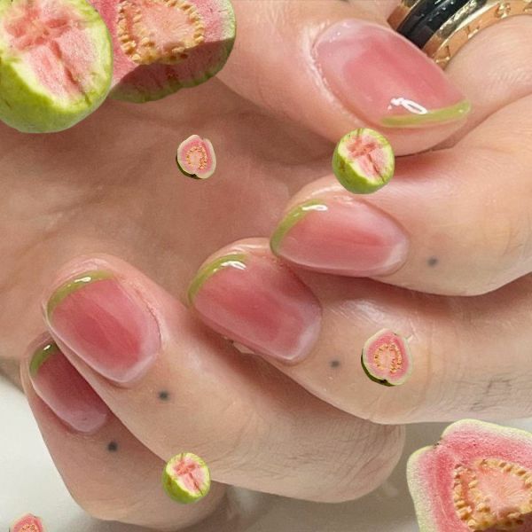 10 Stunning Jelly Nails Designs You Need to Try This Season! - 1. Fruity Delight 1
