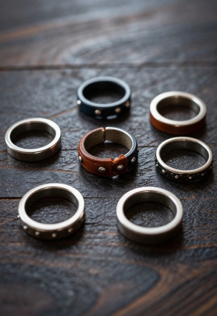 14 Edgy Knuckle Rings That Will Make a Statement (Warning: #7 Is Not for the Faint-Hearted!) - 10. Mixed Media Masterpieces 1