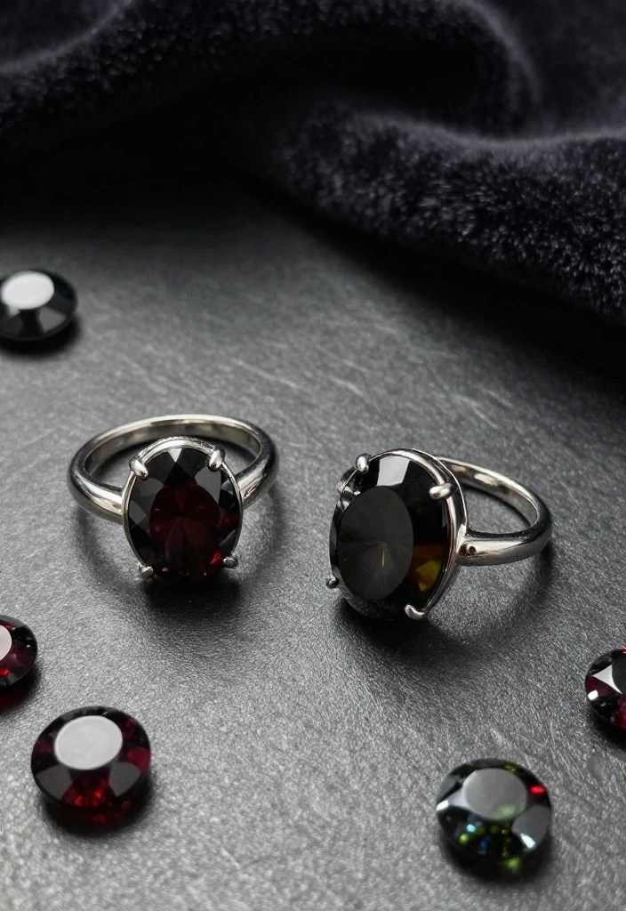 14 Edgy Knuckle Rings That Will Make a Statement (Warning: #7 Is Not for the Faint-Hearted!) - 4. Gemstone Glam 1