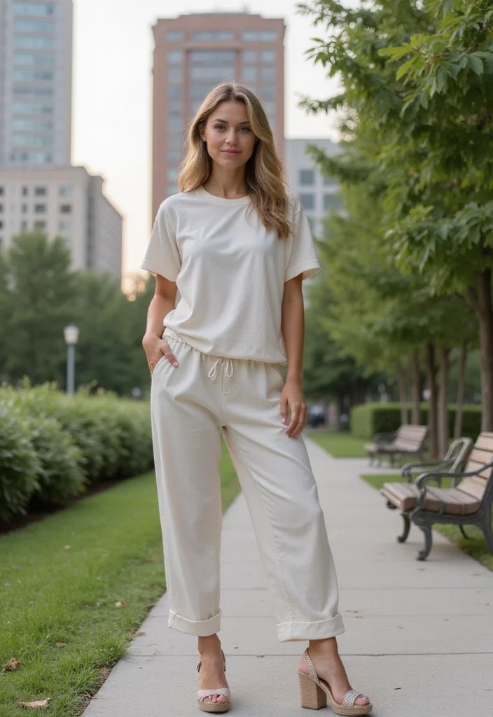 10 Bulky Body Chic Top Ideas That Pair Perfectly with Baggy Pants (You’ll Love #5!) - 4. Flowy Tunic Top 1